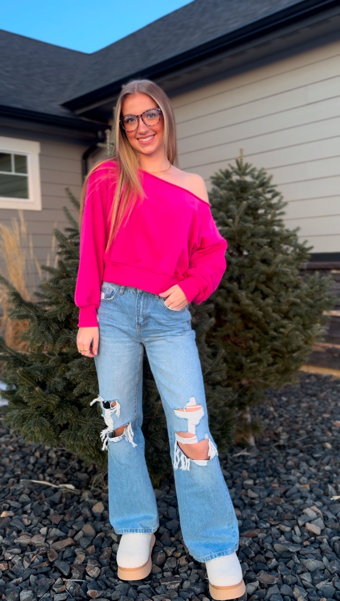 Be Mine Pullover - Pink