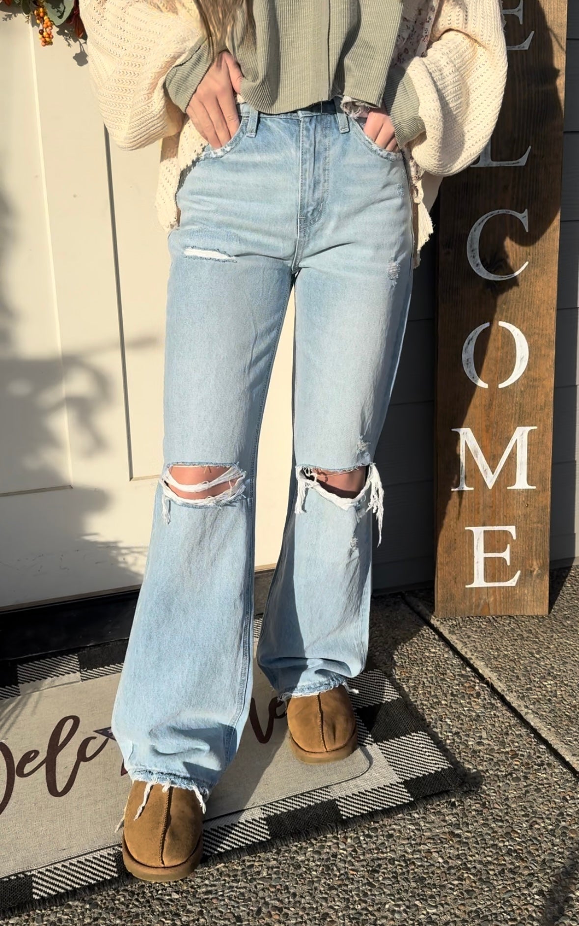 90’s Denim Flares