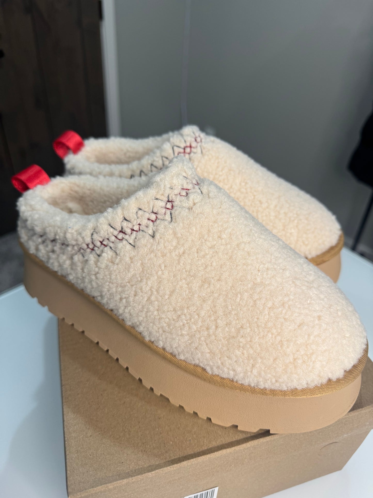 Ugg inspired Teddy Platform Slipper